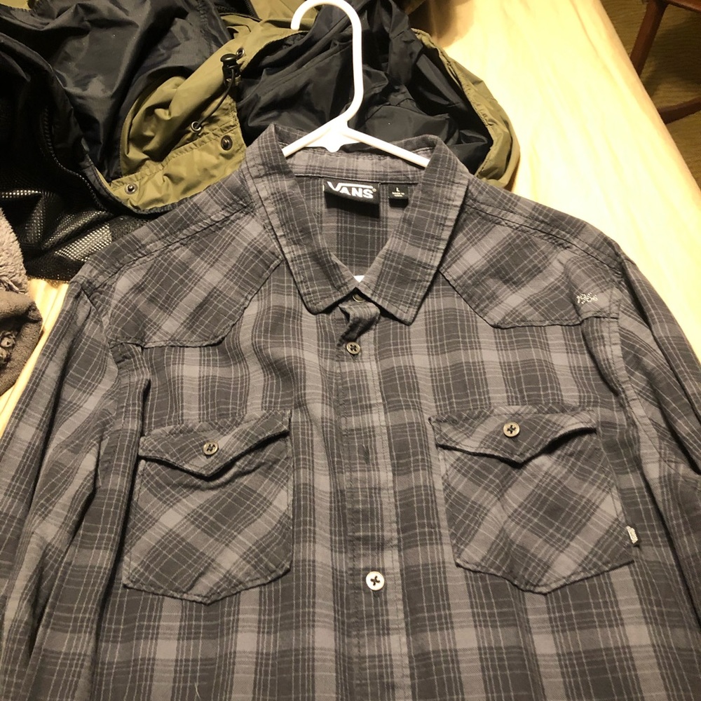 Vans flannel size large